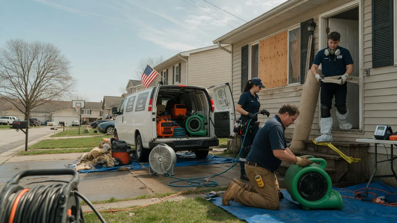 Water Damage Restoration in Cloverdale, IN near me